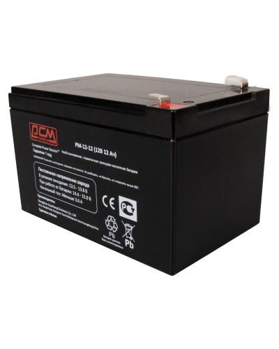 PM-12-12. Аккумулятор герметичный свинцово-кислотный. POWERCOM в Новом Уренгое