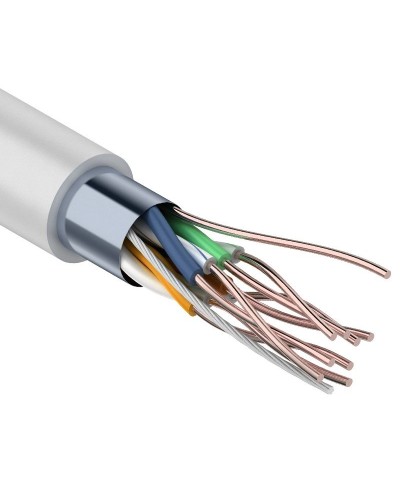 F/UTP Light, CAT 5, PVC, 4PR, 26AWG, INDOOR, SOLID, серый, 305м, PROconnect (01-0148). Кабель «витая пара» (LAN) для структурированных систем связи. PROCONNECT в Новом Уренгое