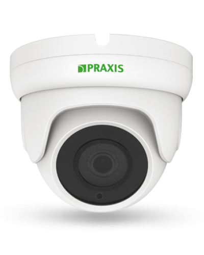 PE-7141IP 2.8. Видеокамера IP купольная. Praxis в Новом Уренгое