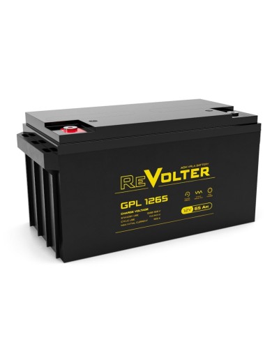 Revolter GPL 1265. Аккумулятор автомобильный герметичный свинцово-кислотный. Revolter в Новом Уренгое