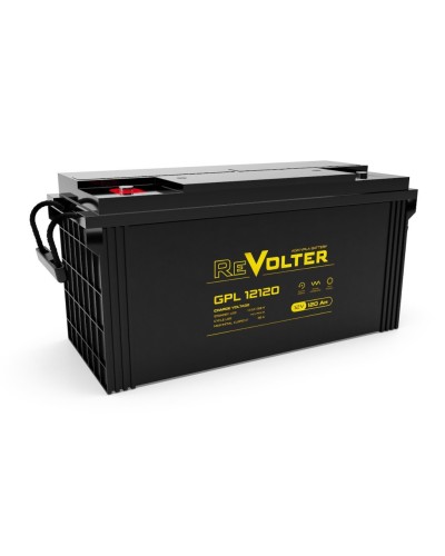Revolter GPL 12120. Аккумулятор автомобильный герметичный свинцово-кислотный. Revolter в Новом Уренгое