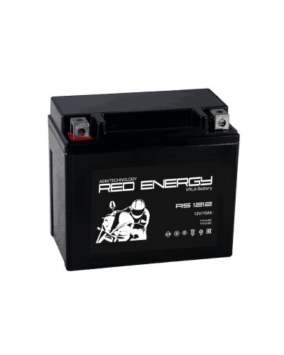 Red Energy RS 1212. Аккумулятор герметичный свинцово-кислотный стартерный. Red Energy в Новом Уренгое