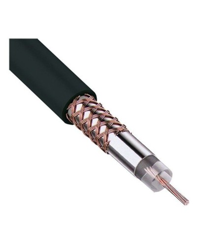 RG-58 A/U, 50 Ом, Cu/Al/Cu, 64%, 100 м, черный (01-2003). Кабель коаксиальный радиочастотный. Rexant в Новом Уренгое