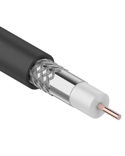 RG-6U, 75 Ом, CCS/Al/Al, 64%, 100 м OUTDOOR. REXANT (01-2202). Кабель коаксиальный радиочастотный. Rexant в Новом Уренгое