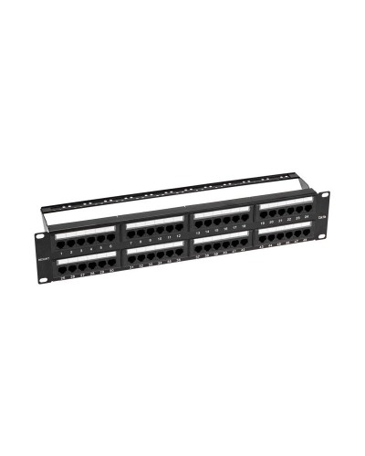Панель коммутационная с кабельными органайзерами 19", 2U, 48 портов, UTP, RJ-45, CAT 5e REXANT PRO (02-0032): Патч-панель 19" в Новом Уренгое
