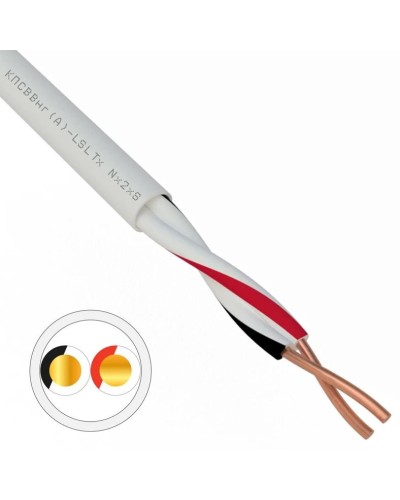 КПСВВнг(А)-LSLTx 1х2х0,75 REXANT (01-4871). Кабель для систем передачи данных пониженной пожароопасности c низким дымо- и газовыделением, с низкой токсичностью продуктов горения. Rexant в Новом Уренгое