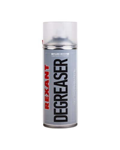 Очиститель обезжириватель DEGREASER, REXANT, 400 мл, аэрозоль (85-0006): Баллон с очистителем в Новом Уренгое