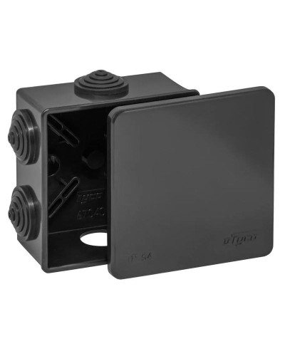 Коробка TYCO ОП 85х85х40мм УХЛ1 IP54 черный (67040Ч). Коробка распределительная. RuVinil в Новом Уренгое