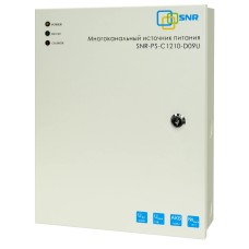 SNR-PS-C1210-D09U: Многоканальный источник питания 8x1.11А +1x5А, 12В DC, 10A