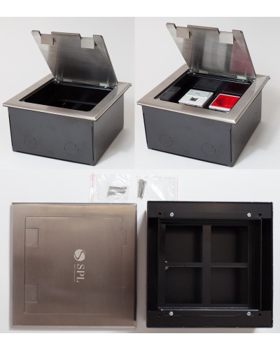 Люк на 4 поста (45х45), из нержавеющей стали, с коробкой, IP40 (300014). Люк. SPL в Новом Уренгое