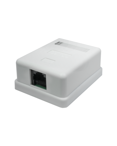 Розетка настенная RJ-45, 8P8C, Cat.5e, 1 порт UTP (10-0307): Компьютерная розетка в Новом Уренгое