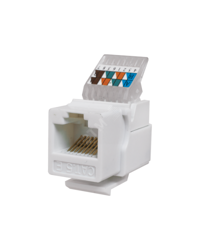 Модуль-вставка Keystone Кат5е, без.инстр.зад, белый UTP (10-0312): Вставка Keystone Jack RJ-45 в Новом Уренгое