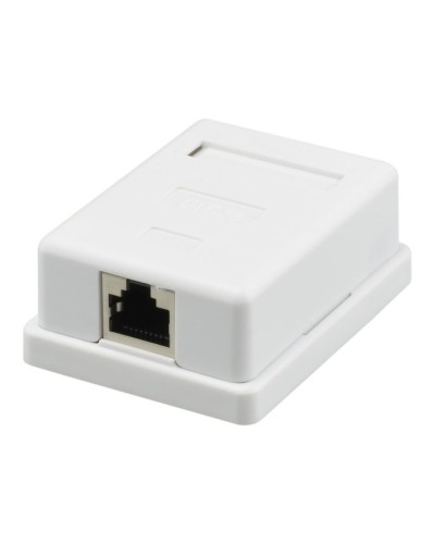 Розетка настенная RJ-45, 8P8C, Cat.5e, 1 порт FTP (10-0354). Компьютерная розетка. SUPRLAN в Новом Уренгое