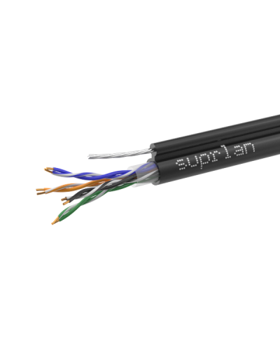 UTP Cat.5e 4x2xAWG24 Cu PE Outdoor T-FG8 (трос) Standard (01-0322-1). Кабель «витая пара» (LAN) для структурированных систем связи. SUPRLAN в Новом Уренгое