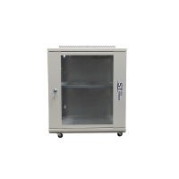 ST-NC12U600 (серый) С ПОЛКОЙ. Шкаф телекоммуникационный 19 настенный 12U. Space Technology