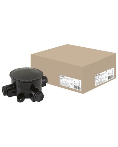 КЭМ 2-660-3 ОП D95мм IP65, 3-х рожковая (карболит) TDM (SQ1401-1101). Коробка электромонтажная. TDM ЕLECTRIC в Новом Уренгое