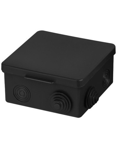 Распаячная коробка ОП 100х100х55мм, крышка, IP54, 8вх., черная TDM (SQ1401-0913). Распаячная коробка ОП. TDM ЕLECTRIC в Новом Уренгое