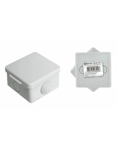Коробка ОП 65х65х50мм, крышка,  IP54, 4вх. (SQ1401-0111). Распаячная коробка. TDM ЕLECTRIC в Новом Уренгое