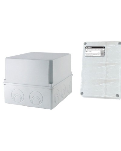 Коробка ОП 240х195х165мм, крышка, IP44, кабельные вводы d28-3шт, d37-2шт (SQ1401-1273). Распаячная коробка. TDM ЕLECTRIC в Новом Уренгое
