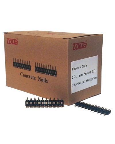 Гвоздь 2.7x25 smooth EG (1000 шт./уп.) (2725smoothEG). Гвозди универсальные. Toua в Новом Уренгое