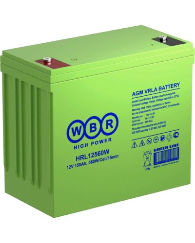 WBR HRL12560W. Аккумулятор герметичный свинцово-кислотный. WBR в Новом Уренгое