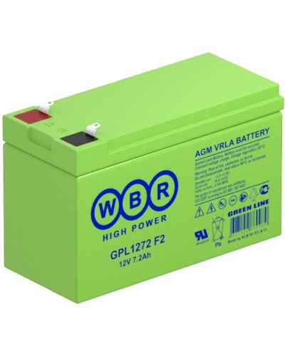 WBR GPL1272 F2. Аккумулятор герметичный свинцово-кислотный. WBR в Новом Уренгое