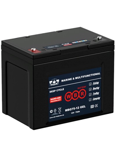 WBR MBG75-12. Аккумулятор герметичный свинцово-кислотный. WBR в Новом Уренгое