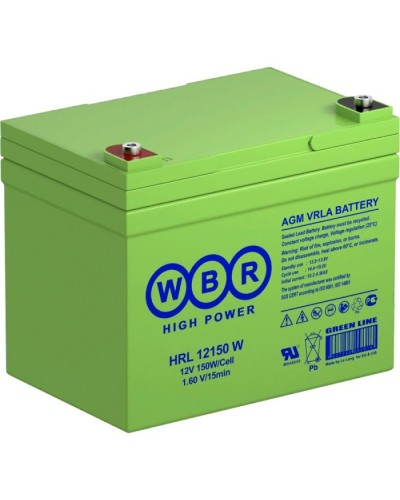 WBR HRL12150W. Аккумулятор герметичный свинцово-кислотный. WBR в Новом Уренгое