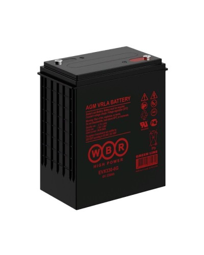 WBR EVX330-6G. Аккумулятор герметичный свинцово-кислотный. WBR в Новом Уренгое