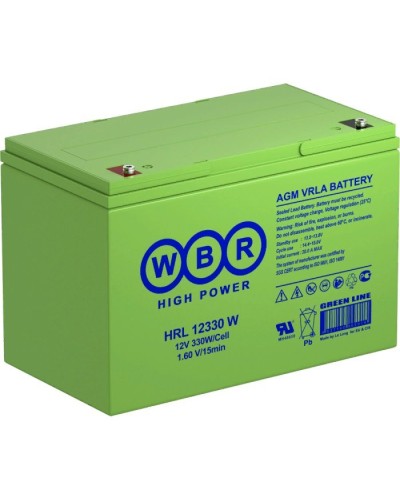 WBR HRL12330W. Аккумулятор герметичный свинцово-кислотный. WBR в Новом Уренгое