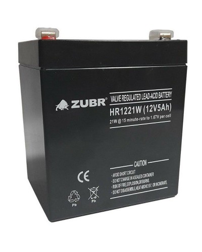 ZUBR HR 1221W (12V, 5Ah). Аккумулятор герметичный свинцово-кислотный. ZUBR в Новом Уренгое