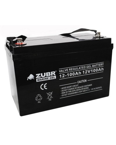 ZUBR MARINE GEL NPG 12-100 (12V, 100Ah). Аккумулятор герметичный свинцово-кислотный. ZUBR в Новом Уренгое