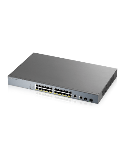 GS1350-26HP-EU0101F. L2 коммутатор PoE+ для IP-видеокамер rack 19. ZYXEL в Новом Уренгое