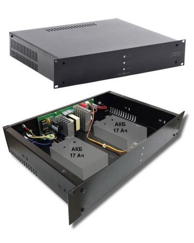 СКАТ-1200И7 RACK (СКАТ ИБП-12/5-2x17-RACK) (2142). Источник вторичного электропитания резервированный. Бастион в Новом Уренгое