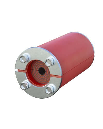 Проходка круглая, нержавеющая, D50х70 мм для кабелей D10-30 мм (DXF3114): Проходка круглая, нержавеющая в Новом Уренгое
