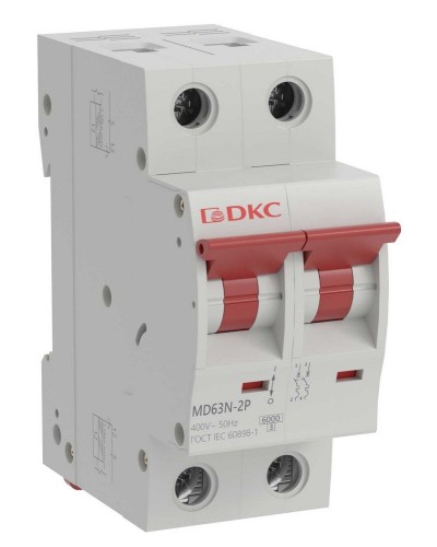 YON max MD63N 2P 10А 6кА C (MD63N-2PC10). Автоматический выключатель. ДКС в Новом Уренгое