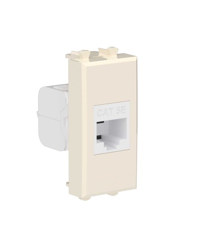 Розетка RJ-45, кат.5E, Avanti, 1 модуль, ванильная дымка (4405661): Розетка компьютерная модульная в Новом Уренгое