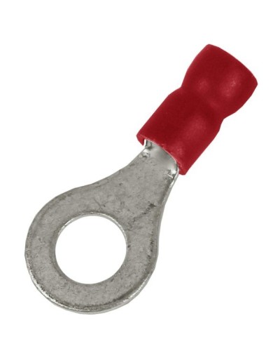 Наконечник НКИ 0,25-1,5 М5 (D5,3мм) с отверстием под винт (100 шт) (2A5P-EE-PVC). Наконечник с отверстием под винт и изолированным фланцем ПВХ. ДКС в Новом Уренгое