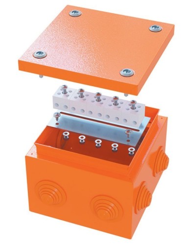 Коробка FS 150х150х80 5P (FSB31506): Коробка ответвительная огнестойкая стальная в Новом Уренгое