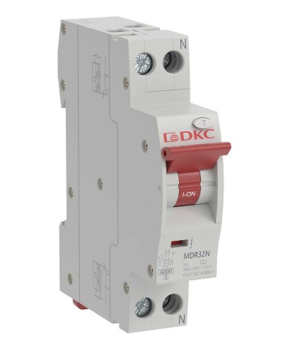 YON max MDR, 1P+N, 10mA, 6A, 6kA, А (MDR32N-1N1C6-A). Компактный автоматический выключатель дифференциального тока. ДКС в Новом Уренгое