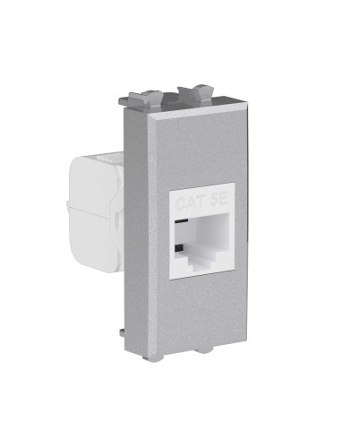Розетка RJ-45, кат.5E, Avanti, 1 модуль, закаленная сталь (4404661): Розетка компьютерная модульная в Новом Уренгое