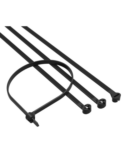 Хомут 7,6x370 P6.6, черный (100шт) (21327SR): Хомут с двойным замком в Новом Уренгое