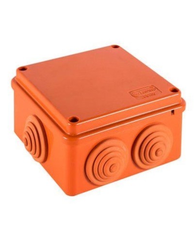 Коробка JBS100 100х100х55, 6 вых., 3P (2,5-16мм²) (43317HF): Коробка монтажная, огнестойкая, без галогена в Новом Уренгое