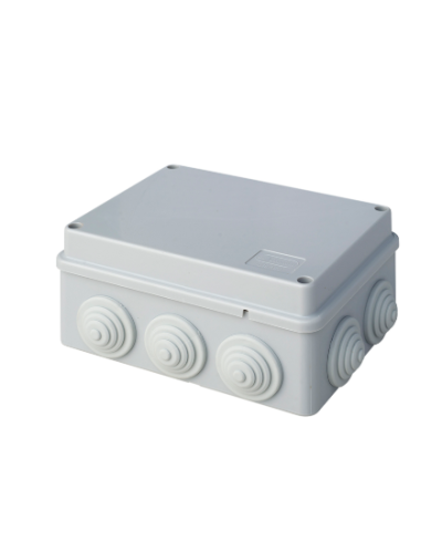 Коробка JBS150 150х110х70, 10 вых., 5P (1,5…6мм²) серая (43029HF-GR). Коробка монтажная, огнестойкая, без галогена. Экопласт в Новом Уренгое