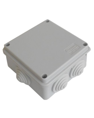 Коробка JBS100 100х100х55, 6 вых., 5P (0,15...2,5мм²) серая (43057HF-GR). Коробка монтажная, огнестойкая, без галогена. Экопласт в Новом Уренгое