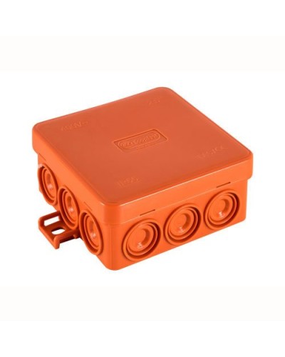 Коробка JBL085 85х85х38, 12 вых., 4P (0,15-4мм²) (43555HF): Коробка монтажная, огнестойкая, без галогена в Новом Уренгое