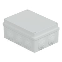 Коробка JBS150 150х110х70, 10 вых., IP55, белая (44009W-1). Коробка монтажная. Экопласт