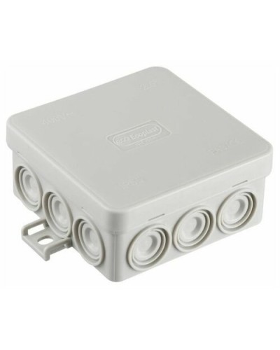Коробка JBL085 85х85х38, 12 вых., 4P (1,5…10мм²) серая (43765HF-GR). Коробка монтажная, огнестойкая, без галогена. Экопласт в Новом Уренгое