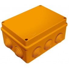 Коробка JBS150 150х110х70, 10 вых., 9P (1,5…6мм²) (43239HF): Коробка монтажная, огнестойкая, без галогена