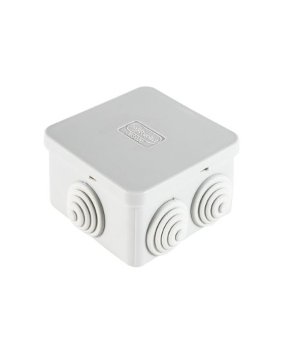 Коробка JBS070 70х70х40, 6 вых., IP44, белая (44056W-1). Коробка монтажная. Экопласт в Новом Уренгое